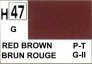 H047 Red Brown  Brun rouge (G)