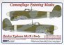 1/72 Camouflage masks Hawker Typhoon Mk.IB Early