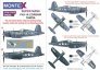 1/48 Vought F4U-1A Corsair canopy + insignia masks + decals