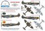Montex 1/32 Spitfire Mk.VIII Masken Kanzel Abzeichen Tamiya