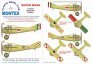 Montex Masques Insignes Spad VIIC.1 1/32 pour Roden