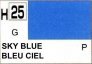 H025 Sky blue  Bleu ciel