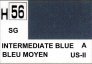 H056 Intermediate blue  Bleu moyen (SG)