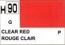 H090 Clear Red  Rouge transparernt (G)