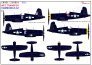 1/48 Decals F4U-1D Corsair / F4U-4 WW.II image 5