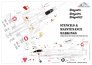 1/32 Swiss Mirage IIIC, IIIS, IIIRS Stencils & maintenance marks image 1