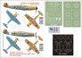 Montex Masques peinture Bf-109F-4 Trop 1/32 Hasegawa+Aires