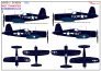 1/48 Decals F4U-1D Corsair / F4U-4 WW.II image 4