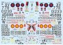 Aztec 1/72 Decals RAF Harrier AV-8A Espagne Belize Falklands image 2