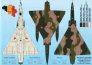 1/72 Scale Belgian Air Force Mirage 5 Stencilling & zappings image 2