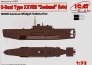 ICM 1/72 Sous-marin de poche Seehund Type XXVIIB tardif image 1