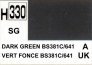 H330 Dark Green  Vert fonc BS381C/641