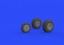 BRASSIN 1/32 Me 262 wheels image 1