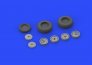 BRASSIN 1/32 Me 262 wheels image 3