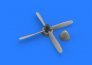 BRASSIN 1/32 P-51D propeller image 1