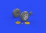 1/48 Curtiss P-40B Tomahawk wheels image 1