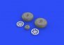1/48 Curtiss P-40B Tomahawk wheels image 3