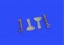 1/48 Messerschmit Bf-109F undecarriage legs BRONZE image 3