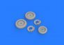 BRASSIN 1/48 F-8 Crusader wheels image 4