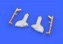 BRASSIN 1/72 Spitfire Mk.IX legs BRONZE image 1