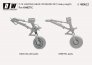 1/48 F-16 Landing Gear Upgrade Kit for Kinetic Model image 4