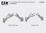 1/48 F-16 lightweight landing gear, tailor-made for Kinetic image 2
