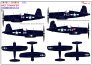 1/48 Decals F4U-1D Corsair / F4U-4 WW.II image 6