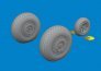 Brassin 1/48 B-26G wheels for ICM image 1