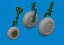 Brassin 1/48 B-26G wheels for ICM image 2