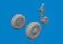 Brassin 1/48 Fi-156C wheels for Tamiya image 1