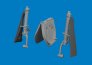 Brassin 1/48 P-51D undercarriage legs for Eduard image 2