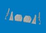 Brassin 1/48 P-51D undercarriage legs for Eduard image 3