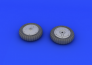 1/32 Bf 109G-6 wheels (REV) image 1