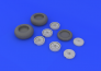 1/32 Me 262 wheels (TRUMP) image 1