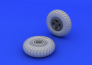 1/48 Spitfire wheels 4 sp. w/pattern (EDU) image 1