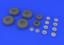 1/48 B-29 wheels (REV) image 1