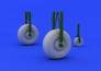 1/72 Lancaster wheels (AIRF) image 1