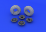 1/32 P-51 wheels (TAM) image 1
