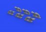 Brassin 1/32 P-40 exhaust stacks fishtail image 3