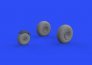 Brassin 1/32 B-24 8-spoke front wheels image 1