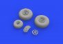 Brassin 1/32 B-24 8-spoke front wheels image 4