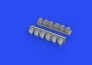 Brassin 1/32 P-40E exhaust stacks image 2