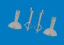 Brassin 1/32 Bf 109G undercarriage legs for Revell image 2