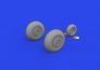 Brassin 1/48 B-26B wheels for ICM image 1