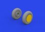 Brassin 1/48 FM-1 wheels for Tamiya image 2