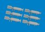 Brassin 1/48 P-40 30lb frag bombs for Eduard image 2