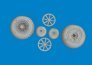 Brassin 1/48 P-40N wheels diamond tread for Eduard image 2