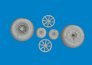 Brassin 1/48 P-40N wheels cross tread for Eduard image 2