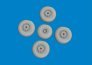 Brassin 1/48 Jaguar GR.1 / GR.1A wheels for Airfix image 1