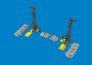 Brassin 1/48 P-40N undercarriage legs for Eduard